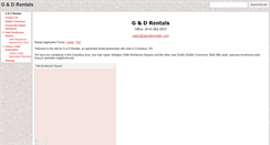 Desktop Screenshot of ganddrentals.com